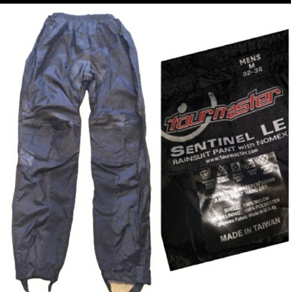 Tourmaster Sentinel le Rainsuit Pants with Nomex, Size:32/34 Medium - Picture 9 of 12